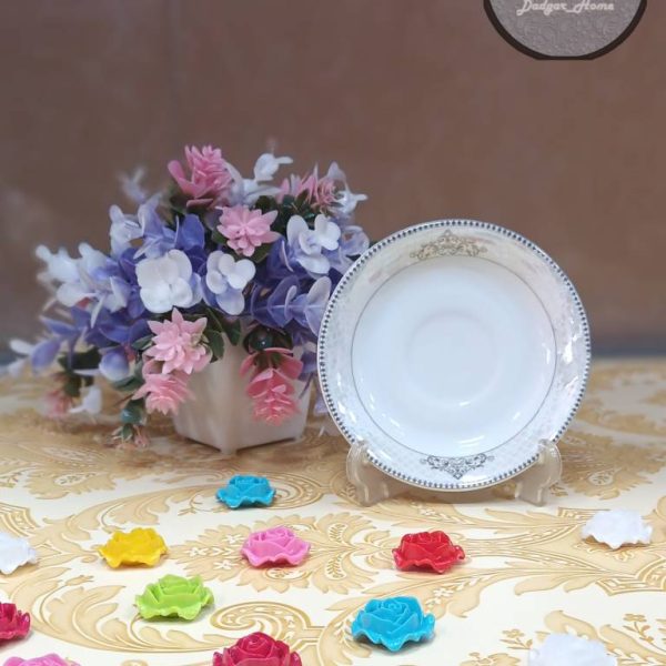 نعلبکی چینی مدل تاج