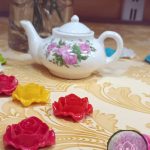 قوری زعفران گل سرخ چینی