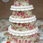 فریزری گرد گلدار 4 عددی