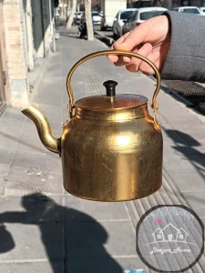 کتری رویی طلایی سایز 26