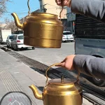 کتری رویی طلایی سایز 33
