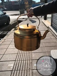 کتری رویی طلایی سایز 50 هیئتی