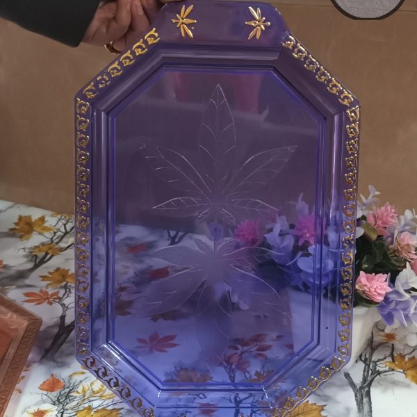 سینی طلقی رنگی