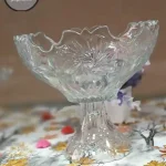 کاسه آجیل پایه دار خورشیدی تراش