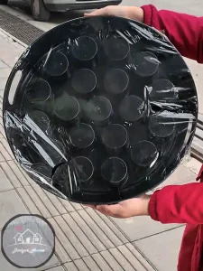 سینی جالیوانی گرد 19 حفره - Image 4