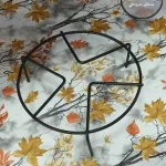 پایه روگازی فلزی مشکی