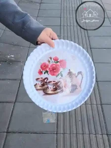 سینی مجمع ملامین طرحدار - Image 2