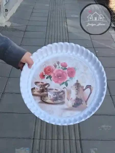 سینی مجمع ملامین طرحدار - Image 3