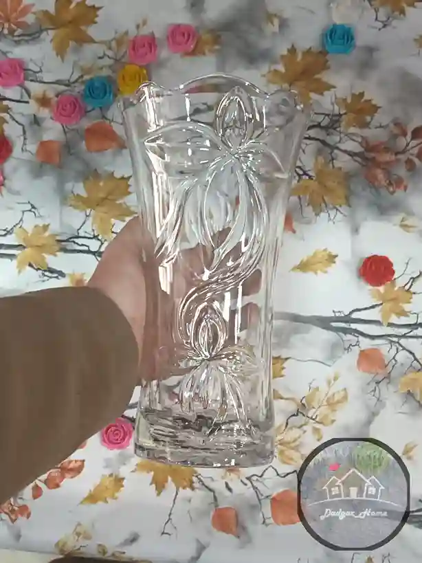 گلدان شیشه ای لیلوم بزرگ