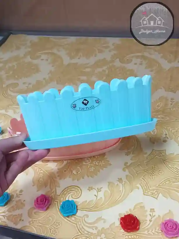 گلدان بیضی  مدرن همراه زیره