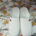 دمپایی جلوبسته ژله ای سفید