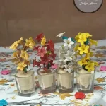 گل مصنوعی کریستالی