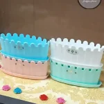 گلدان بیضی  مدرن همراه زیره