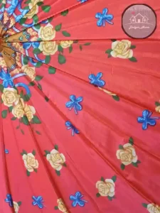 چتر گلدار نارنجی - Image 4