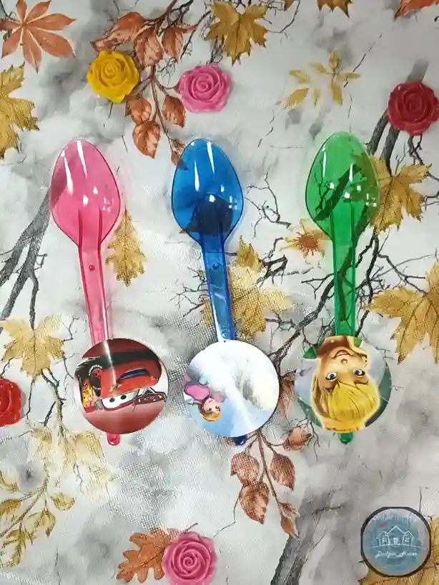 قاشق تم تولد رنگی