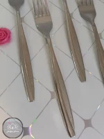 قاشق و چنگال استیل طرح ماینز - Image 3