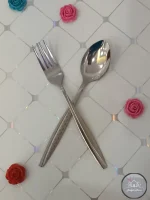 قاشق و چنگال استیل طرح ماینز - Image 4