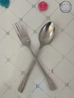 قاشق و چنگال استیل مدل لینا - Image 3