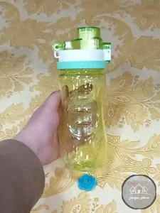قمقمه درب فشاری شفاف - Image 2