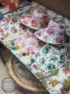 کلاه دخترانه گلدار - Image 2