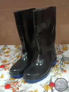 چکمه ایمنی  مشکی ساق کوتاه