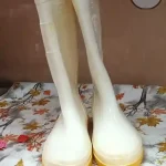 چکمه  کار سفید ساق کوتاه