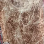کفپوش ماربل قهوه ای
