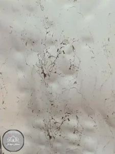 کفپوش سفید رگه دار