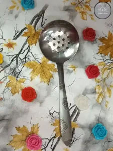کفگیر پلوکش گل لیزری