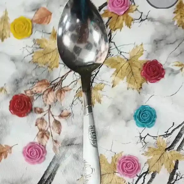 کفگیر نیمه گود گل لیزری