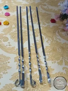 سیخ جوجه دسته پیچی استیل - Image 2