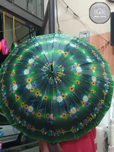 چتر گلدار سبز - Image 6