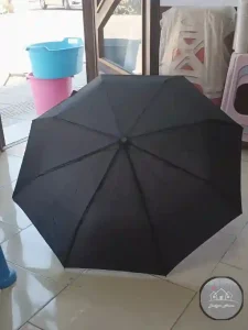 چتر تاشو اتوماتیک مشکی - Image 3