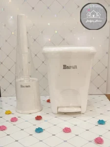 سطل و فرچه دستشویی باران