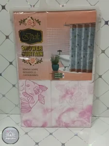پرده حمام طرحدار وارداتی سایز 180*200 - Image 6