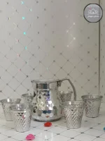ست پارچ و لیوان روحی پولکی - تصویر 5