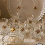 سرویس چایخوری گل سرخی 14 پارچه