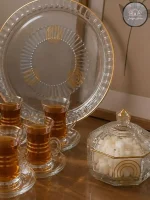 سرویس چایخوری 4 خط دسته دار گلجام 14 پارچه - تصویر 2