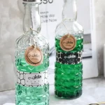 بطری آب شیشه آوا حجم 1 لیتری
