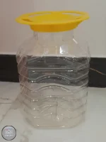دبه شفاف 10 کیلو درب فرمانی - Image 2