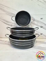 تابه تفلون دو دسته فلزی سنگین