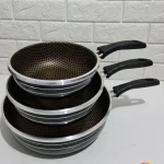 تابه تفلون 3 عددی تک دسته