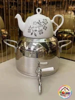 کتری و قوری دکاموند طرح ترک 3 لیتری